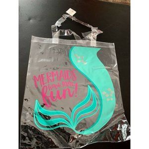 Mermaid Have more fun Plastic Tote Bag-Beach/Pool Bag